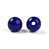Opaque Solid Color Glass Beads GLAA-N007-6mm-A03-2