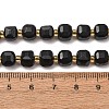 Natural Shungite Beads Strands GG-CBAC972-A14-01-4