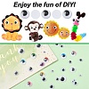 743Pcs Black & White Plastic Wiggle Googly Eyes Buttons KY-YW0001-12-2