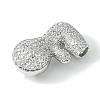 Rack Plating Brass Cubic Zirconia Pendants KK-S378-02P-F-2