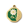 304 Stainless Steel Enamel Pendants STAS-I335-04G-06-1