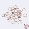 925 Sterling Silver Open Jump Rings LS-STER-F036-02RG-0.7x5mm-4