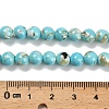 Assembled Synthetic Stone and Trochus Shell Beads Strands G-B128-08B-06-4