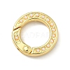 Brass with ABS Plastic Imitation Pearl Snap Clasps KK-I476-22G-1