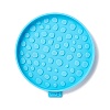 Flat Round Silicone Cup Mat Molds DIY-M039-01-2