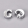 Alloy Slide Charms LS-PALLOY-WH0066-21G-1