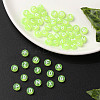 Transparent Lawn Green Acrylic Beads TACR-YW0001-08H-7