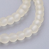 Baking Paint Transparent Glass Bead Strands X-GLAA-S031-4mm-23-3