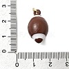 Brass Enamel Pendants KK-F940-05G-3
