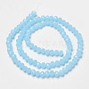 Glass Beads Strands EGLA-A034-J4mm-D04-2