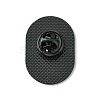 Black Alloy Brooches JEWB-G036-07B-2
