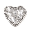 Textured 304 Stainless Steel Pendants STAS-D264-06G-P-1