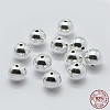 925 Sterling Silver Spacer Beads STER-K171-45S-6mm-1