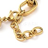 304 Stainless Steel Box Chain Bracelet STAS-Z055-06G-3