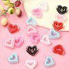 30Pcs 6 Colors Acrylic Beads SACR-YW0001-61-5