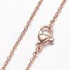 304 Stainless Steel Pendant Necklaces NJEW-D277-27-4
