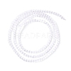 Transparent Glass Beads Strands GLAA-C019-01A-11-2