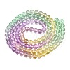 Baking Paint Transparent Glass Beads DGLA-M001-8mm-02-2