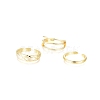 Brass Cuff Toe Rings RJEW-G100-11G-1