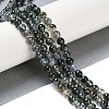 Natural Moss Agate Bead Strands G-J358-01-6mm-5