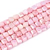 Anti-Tarnish Electroplate Glass Beads Strands GLAA-T025-4mm-10I-1