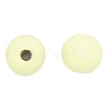 Spray Painted Natural Wood Beads WOOD-WH0023-22B-05-1