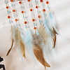 Woven Net/Web with Feather Pendant Decorations MOST-PW0001-135-3