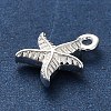 925 Sterling Silver Starfish Charms STER-U009-09S-02-3