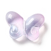Transparent Baking Paint Glass Beads GLAA-F115-01J-2