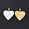 Brass Enamel Pendants KK-P204-14G-E-3