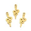 Ion Plating(IP) 304 Stainless Steel Charms STAS-D051-57G-2