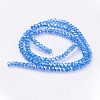 Electroplate Glass Beads Strands EGLA-R048-3mm-M-2