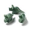 Natural Green Aventurine Carved Healing Rhinoceros Figurines DJEW-P016-01B-1