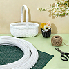 90M Round Plastic Rattan Cord OCOR-WH0077-134C-4