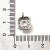 Brass Micro Pave Cubic Zirconia Pendants KK-U055-01P-01-3