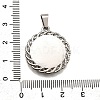 304 Stainless Steel Pendants STAS-B086-10D-P-3