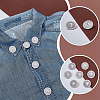 36Pcs 1-Hole Zinc Alloy Shank Buttons BUTT-AR0001-30-3