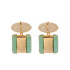 Alloy Resin Stud Earrings for Women WG7DF4E-03-1