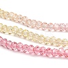 Transparent Painted Glass Beads Strands LS-DGLA-A034-T1mm-A09-4