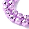 Electroplated Synthetic Non-magnetic Hematite Beads Strands G-B132-B01-01I-3