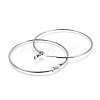 Tarnish Resistant 201 Stainless Steel Hoop Earrings EJEW-F188-24P-E-2