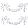PVC Carved Onlay Applique Craft AJEW-WH0077-240-1