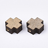 Natural Wooden Beads WOOD-S050-42B-02-2
