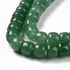 Dyed & Heated Natural White Jade Beads Strands G-G990-C03-4