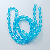 Electroplate Glass Beads Strands EGLA-R008-6x4mm-10-2