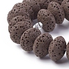 Natural Lava Rock Beads Strands G-F671-01B-13-3