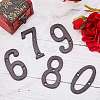 Iron Home Address Number AJEW-WH0126-24G-5