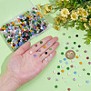 600Pcs 12 Colors Imitation Jade Glass Seed Beads SEED-ME0001-05-3