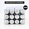 1 Set 40cr Steel Stamps AJEW-BC0001-71-5