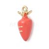 Alloy Enamel Pendants PALLOY-P314-02B-G-1